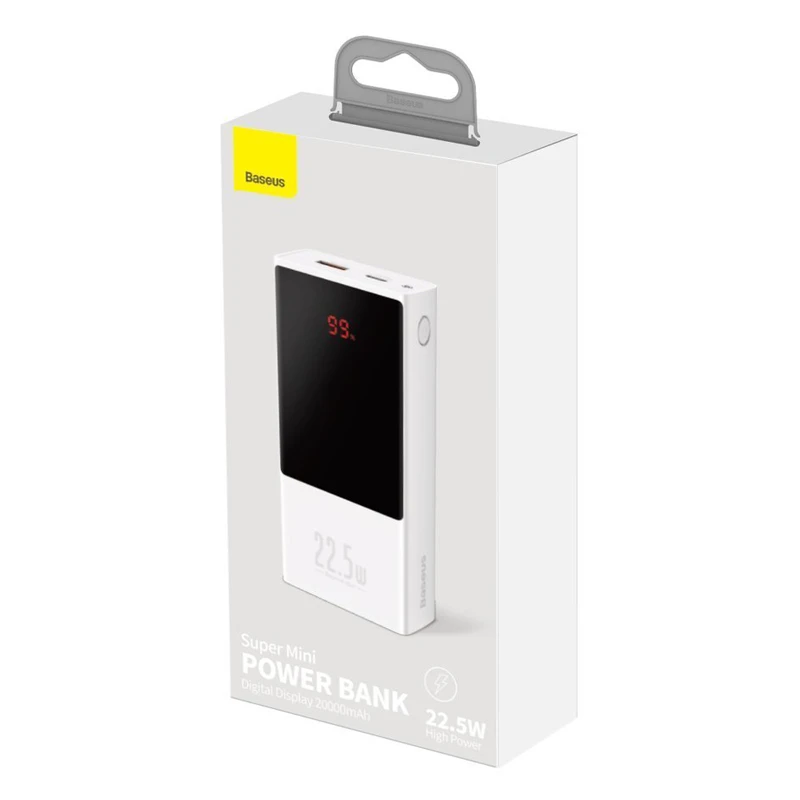 پاور بانک فست شارژ 20000 باسئوس Baseus Super Mini PPMN-B QC3 PD 22.5W