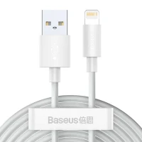 کابل آیفونی Baseus TZCALZJ-02 2.4A 1.5m بسته 2 عددی
