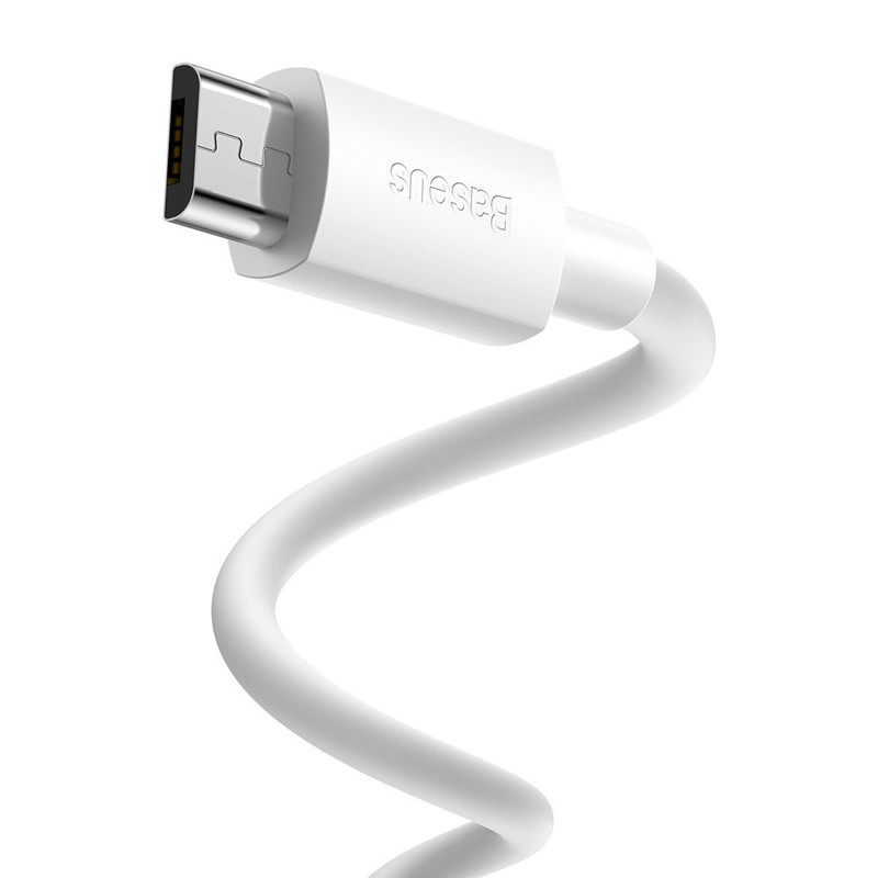 کابل میکرو یو اس بی Baseus Simple Wisdom TZCAMZJ-02 2.1A 1.5m بسته 2 عددی