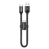 کابل 2 سر Baseus CAMUTC-01 2.4A 23cm