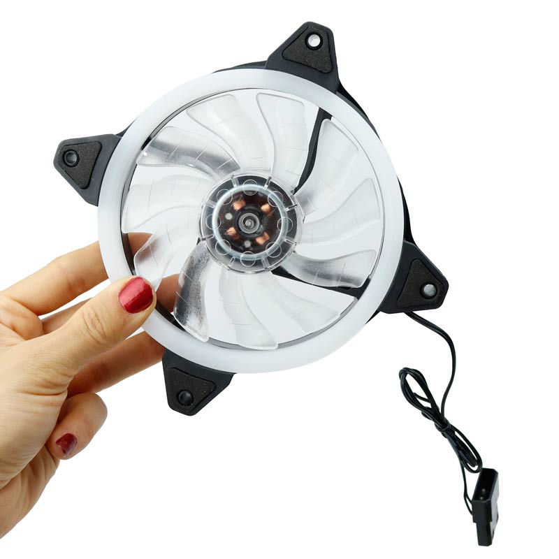 فن کیس بینگجو 12*12 Bingju BJ120 ARGB شفاف کد 14