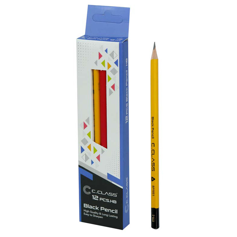 مداد مشکی سی کلاس C.Class BP9851 بسته 12 عددی