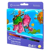 مداد رنگی 24 رنگ سی کلاس C.Class PC4578-24