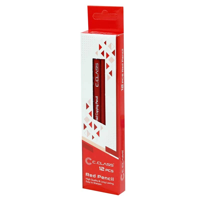مداد قرمز سی کلاس C.Class RCP-131 بسته 12 عددی