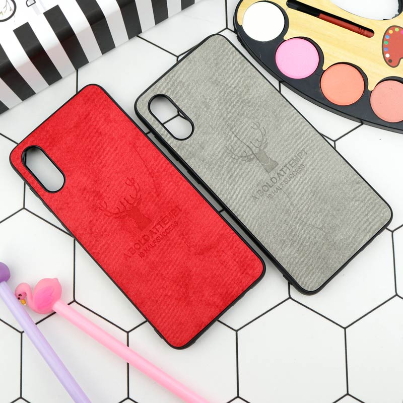 قاب چرمی سامسونگ Galaxy A02 طرح گوزن