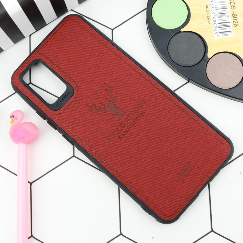 قاب چرمی سامسونگ Galaxy A02s طرح گوزن