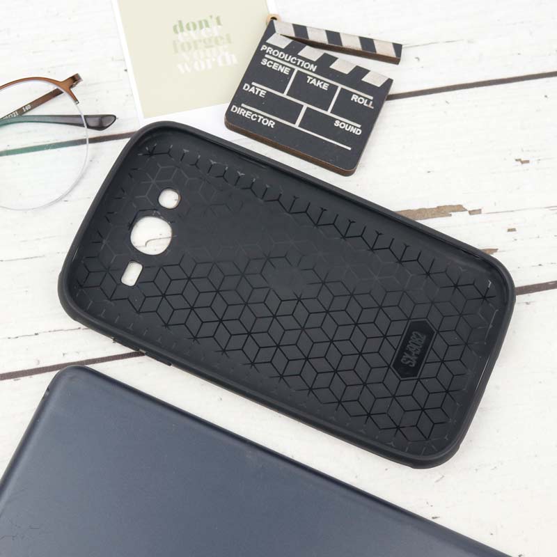 قاب چرمی سامسونگ Galaxy Grand طرح گوزن محافظ لنزدار قهوه ای