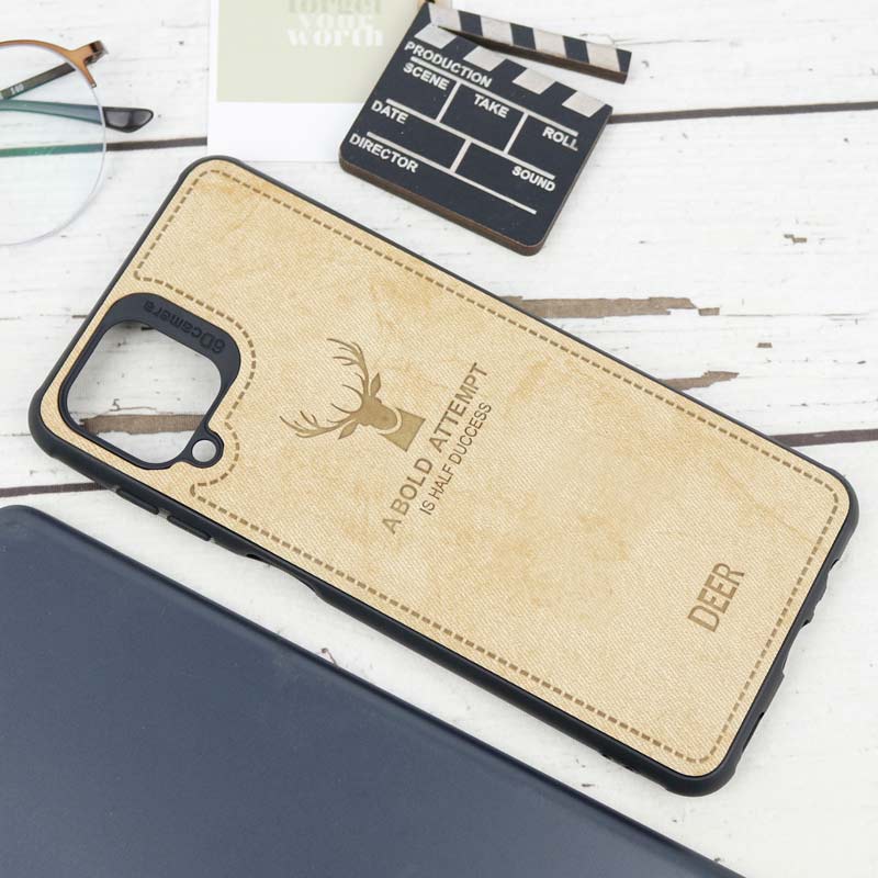قاب چرمی طرح گوزن Samsung A12