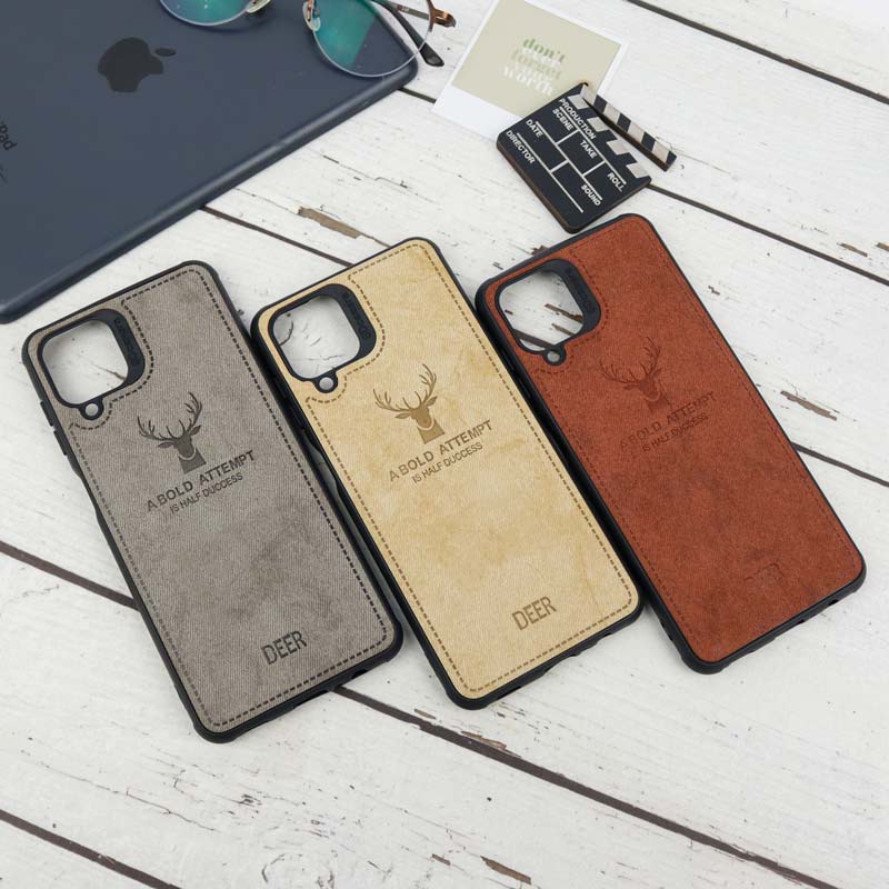 قاب چرمی طرح گوزن Samsung A12