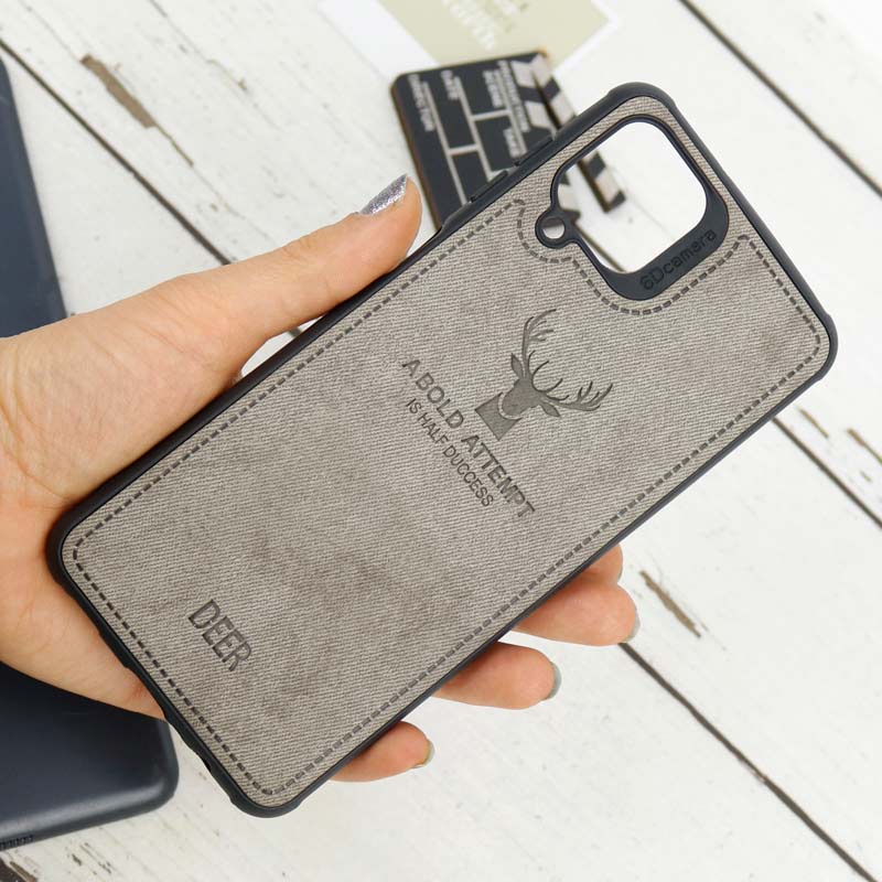 قاب چرمی طرح گوزن Samsung A12