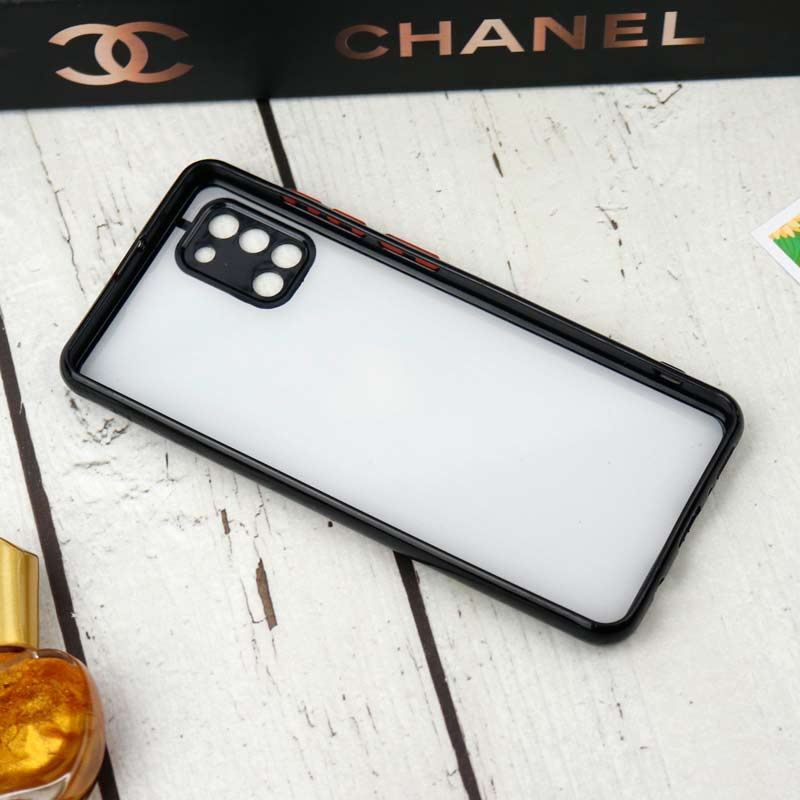 قاب PC ماربل محافظ لنزدار + پاپ سوکت Samsung A31