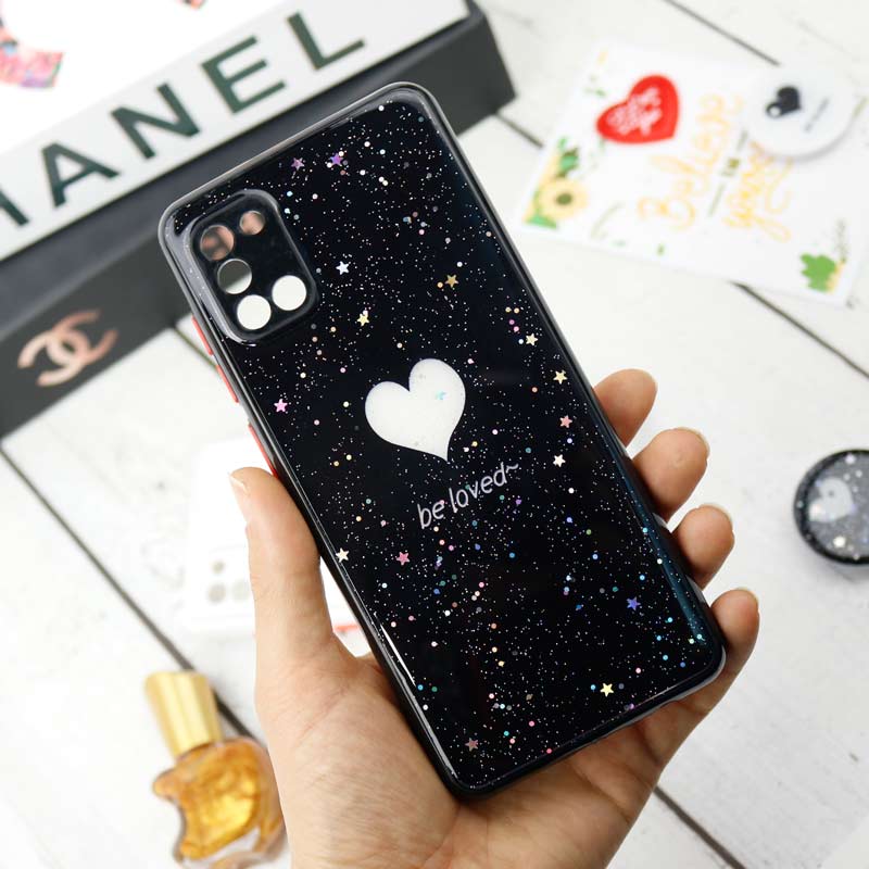 قاب PC ماربل محافظ لنزدار + پاپ سوکت Samsung A31