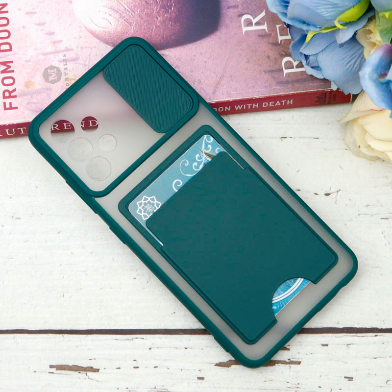 قاب PC مات محافظ لنزدار کشویی جاکارتی دار Samsung A32 4G