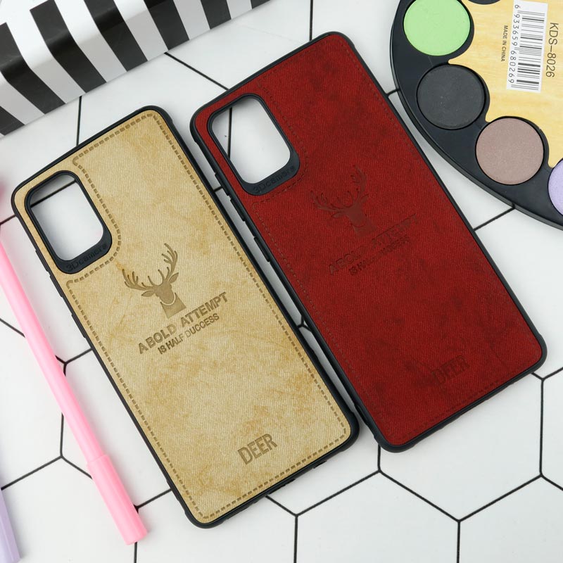 قاب چرمی سامسونگ Galaxy A71 طرح گوزن