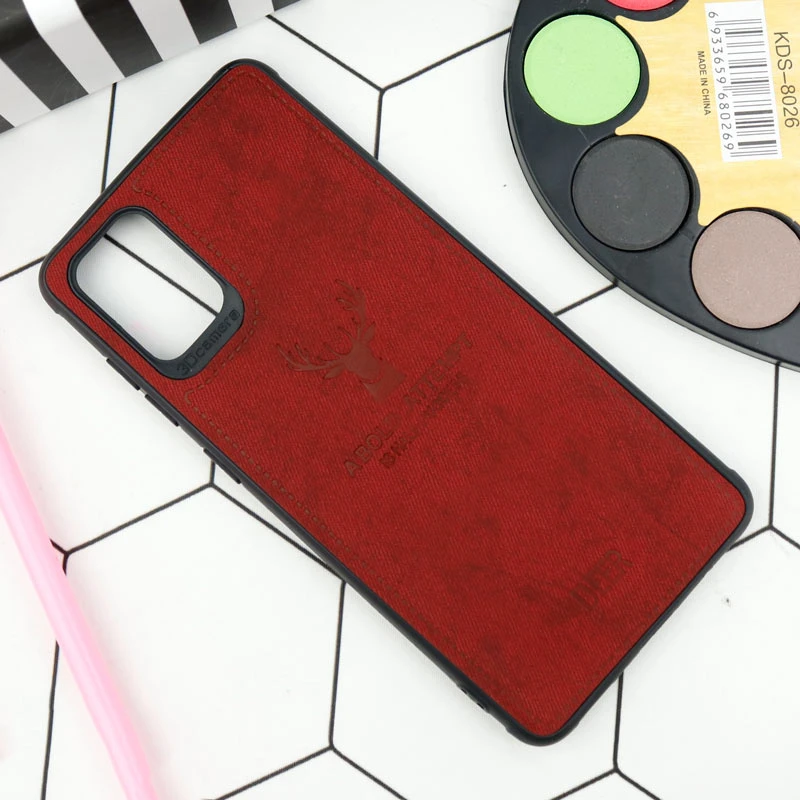 قاب چرمی سامسونگ Galaxy A71 طرح گوزن