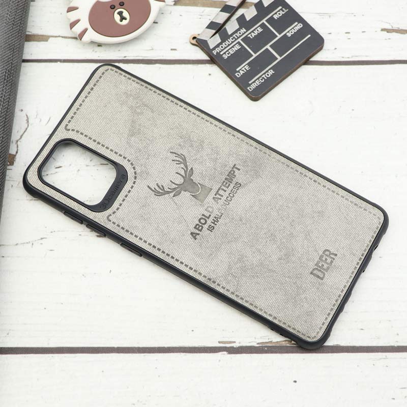 قاب چرمی سامسونگ Galaxy A71 طرح گوزن
