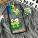 قاب PC سامسونگ Galaxy A12 طرح قورباغه پشت مات پاپ سوکت دار محافظ لنزدار