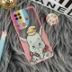 قاب PC سامسونگ Galaxy A22 5G طرح دامبو پشت مات سوکت دار محافظ لنزدار
