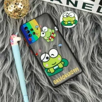 قاب PC مات فانتزی محافظ لنز دار + پاپ سوکت طرح قورباغه Samsung Galaxy A51