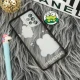 قاب PC سامسونگ Galaxy A52 / A52s طرح قورباغه پشت مات پاپ سوکت دار محافظ لنزدار