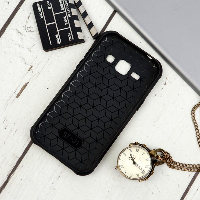 قاب چرمی سامسونگ Galaxy J1 طرح گوزن محافظ لنزدار