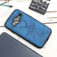 قاب چرمی سامسونگ Galaxy J1 Mini 2016 طرح گوزن محافظ لنزدار