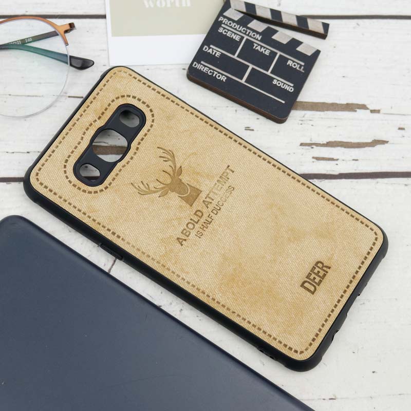 قاب چرمی محافظ لنزدار طرح گوزن Samsung Galaxy J5 2016
