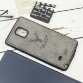 قاب چرمی سامسونگ Galaxy Note 4 طرح گوزن خاکستری