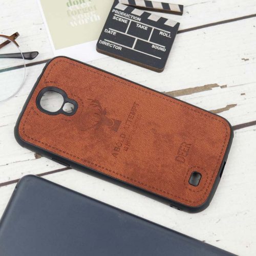 قاب چرمی سامسونگ Galaxy S4 طرح گوزن محافظ لنزدار
