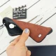 قاب چرمی سامسونگ Galaxy S4 طرح گوزن محافظ لنزدار