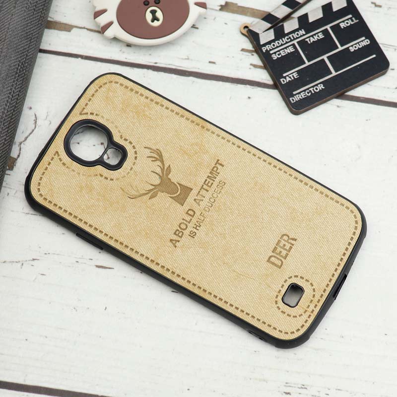 قاب چرمی سامسونگ Galaxy S4 طرح گوزن محافظ لنزدار