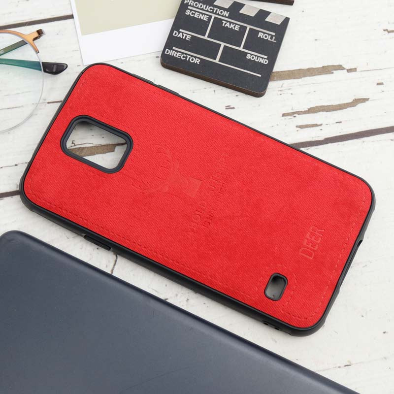 قاب چرمی طرح گوزن  Samsung Galaxy S5