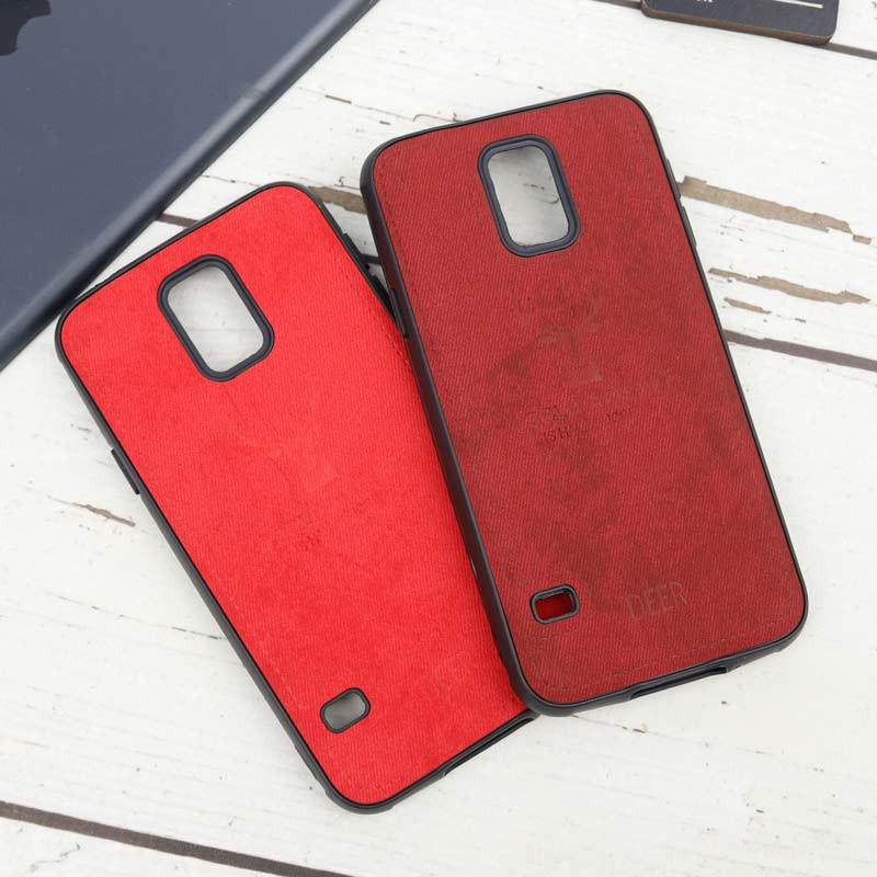 قاب چرمی طرح گوزن  Samsung Galaxy S5