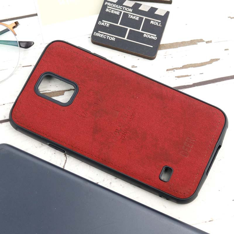 قاب چرمی طرح گوزن  Samsung Galaxy S5