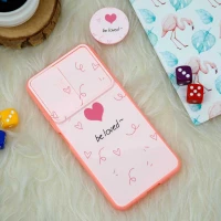 قاب طرحدار محافظ لنز دار کشویی + پاپ سوکت طرح Loved شیائومی Mi 11 Lite