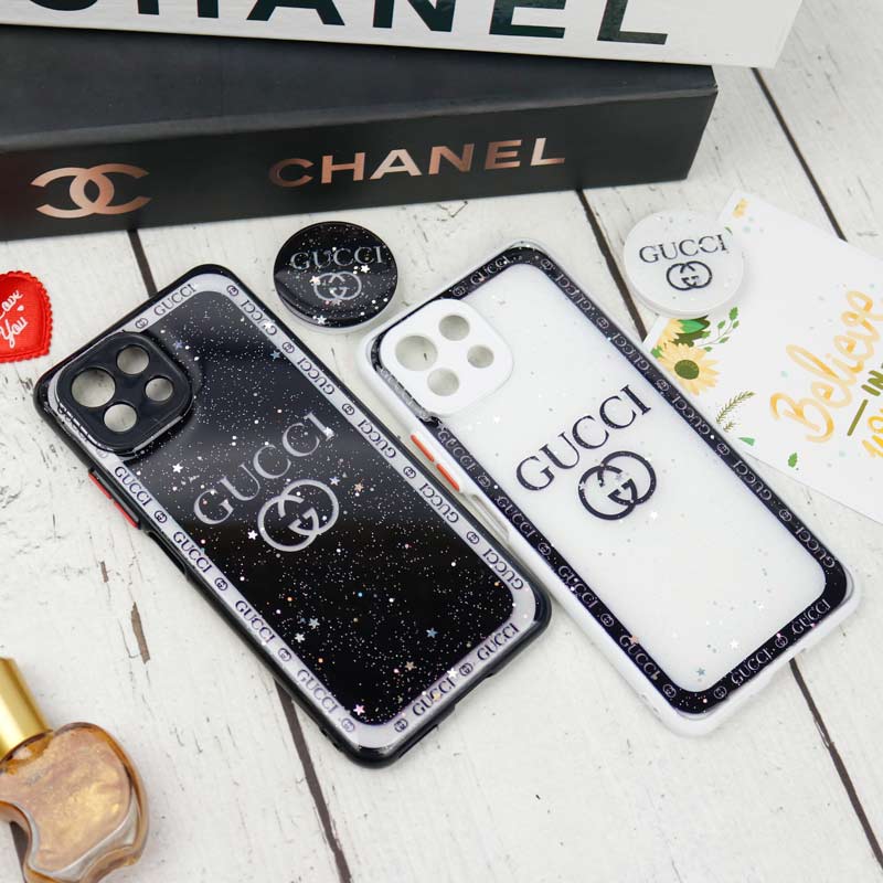 قاب PC ماربل محافظ لنزدار + پاپ سوکت Xiaomi Mi 11 Lite