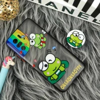 قاب PC مات فانتزی محافظ لنز دار + پاپ سوکت طرح قورباغه Xiaomi Poco F3