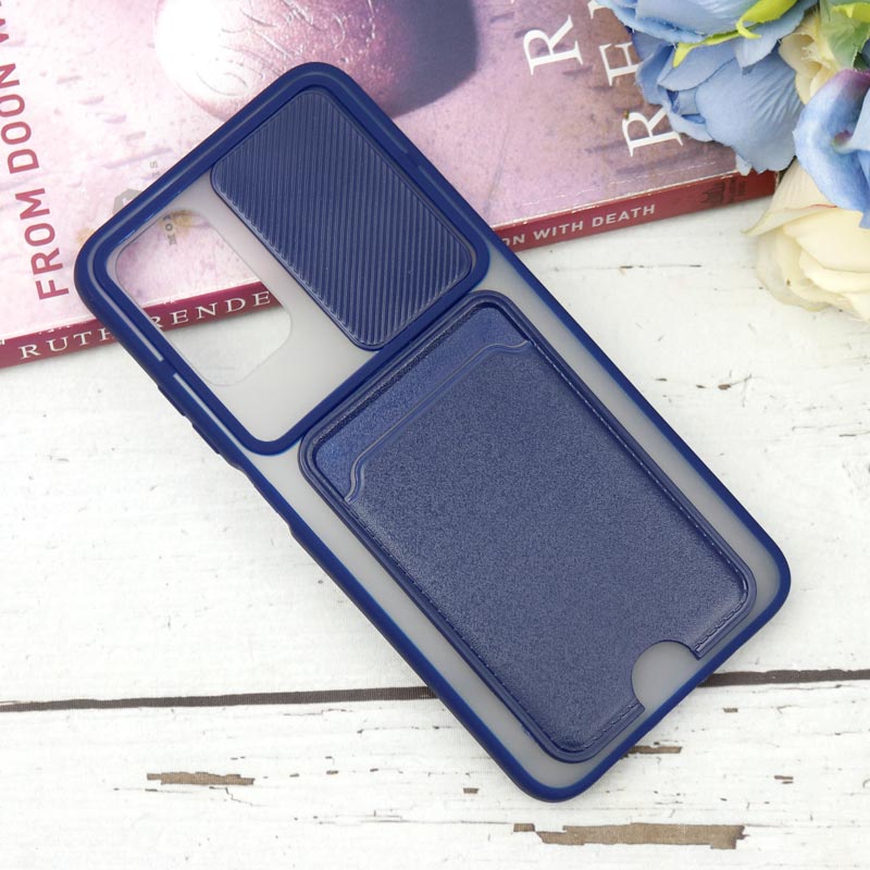 قاب PC مات محافظ لنزدار کشویی جاکارتی دار Xiaomi Poco M3