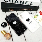 قاب PC ماربل محافظ لنزدار + پاپ سوکت Xiaomi Poco M3