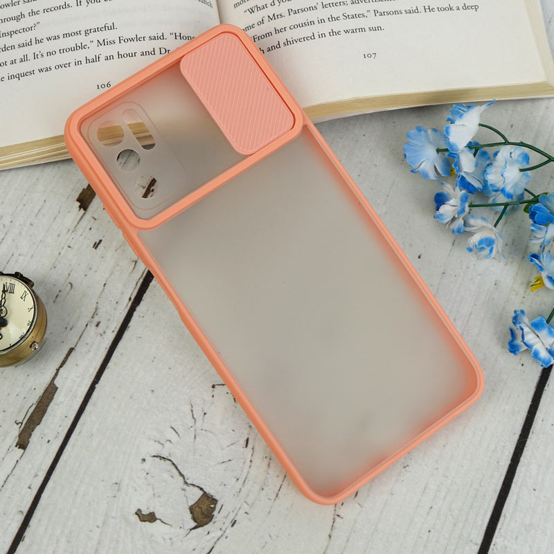 قاب PC مات محافظ لنز دار کشویی Xiaomi Poco M3 Pro