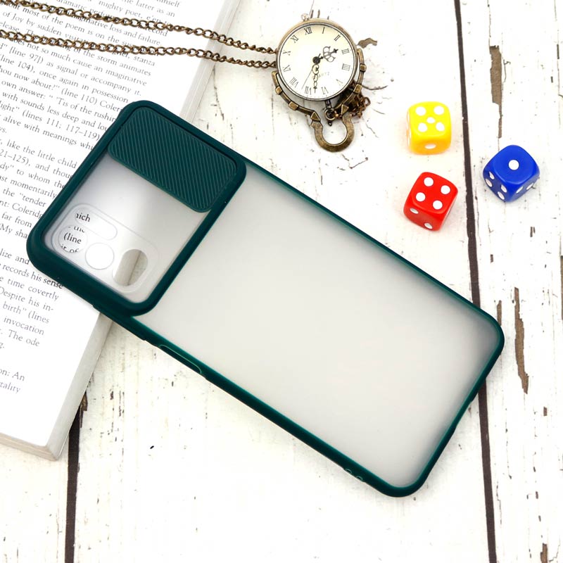 قاب PC مات محافظ لنز دار کشویی Xiaomi Poco M3 Pro
