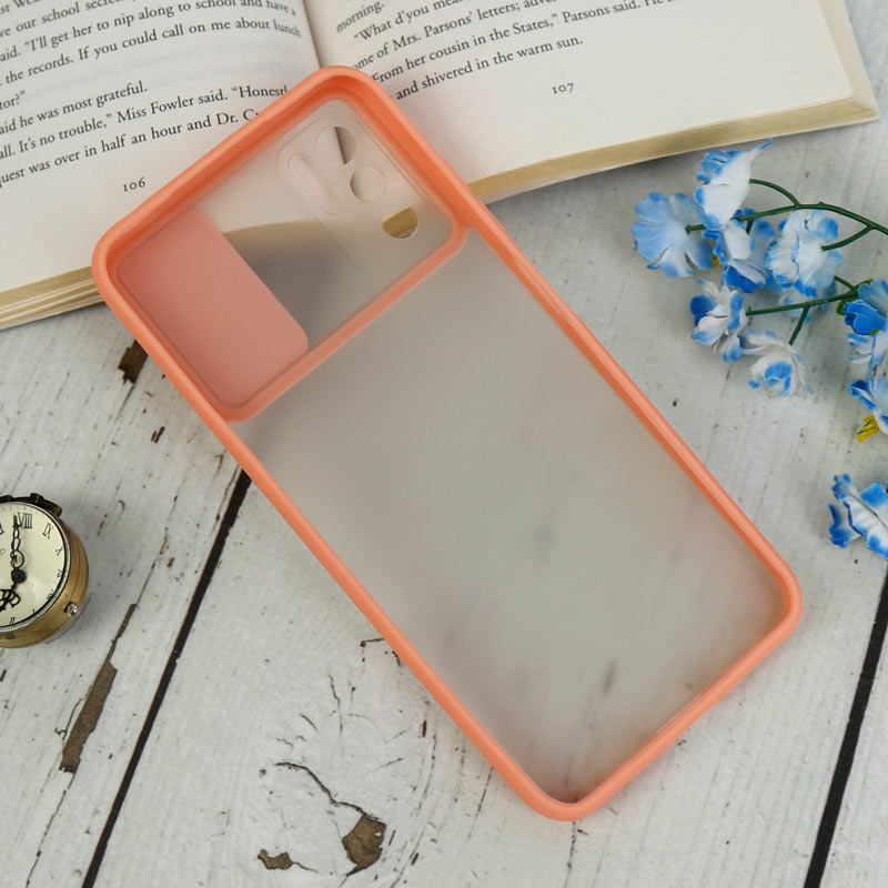 قاب PC مات محافظ لنز دار کشویی Xiaomi Poco M3 Pro