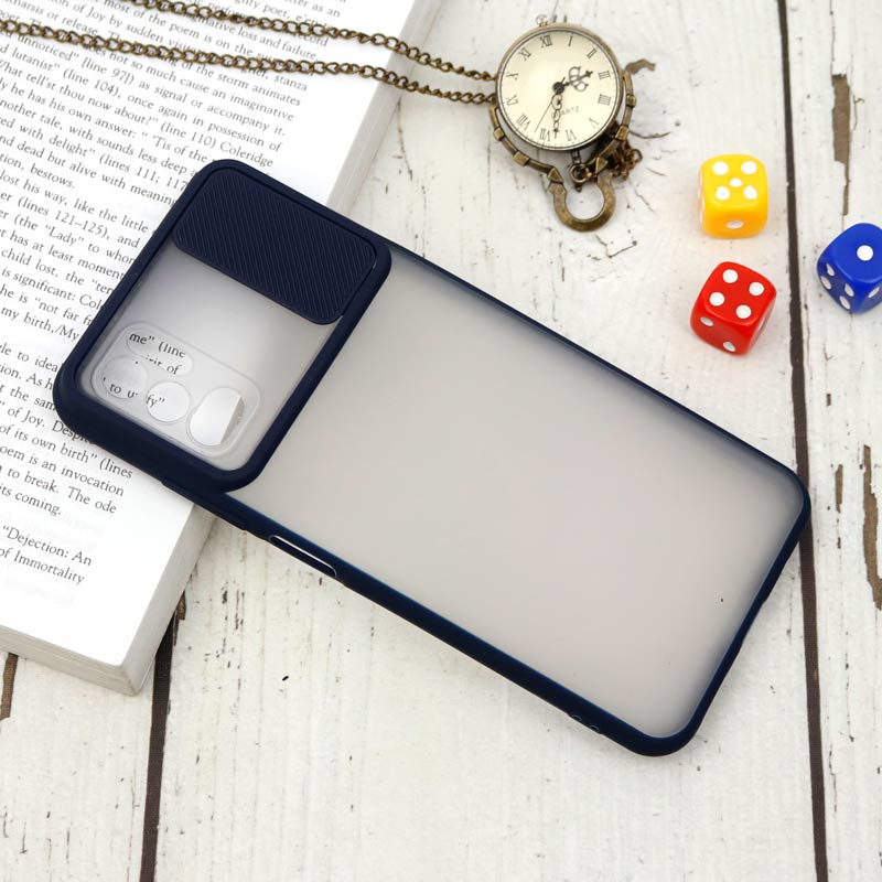 قاب PC مات محافظ لنز دار کشویی Xiaomi Poco M3 Pro