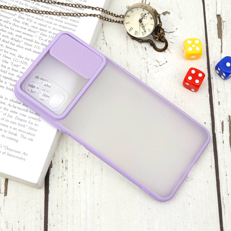 قاب PC مات محافظ لنز دار کشویی Xiaomi Poco M3 Pro
