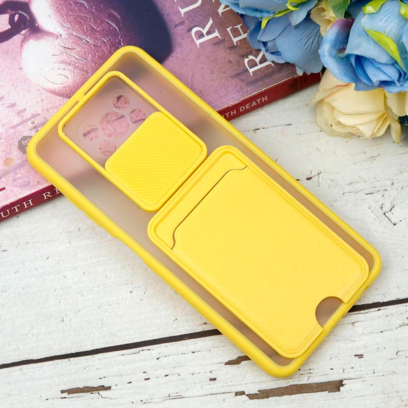 قاب PC مات محافظ لنزدار کشویی جاکارتی دار Xiaomi Poco X3