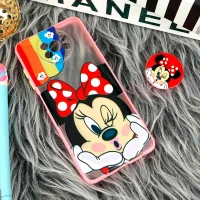 قاب PC مات فانتزی محافظ لنز دار + پاپ سوکت طرح میکی موس Xiaomi Poco X3