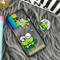 قاب PC مات فانتزی محافظ لنز دار + پاپ سوکت طرح قورباغه Xiaomi Poco X3