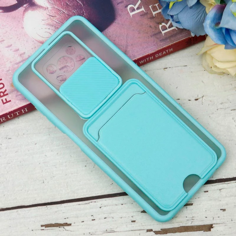 قاب PC مات محافظ لنزدار کشویی جاکارتی دار Xiaomi Poco X3