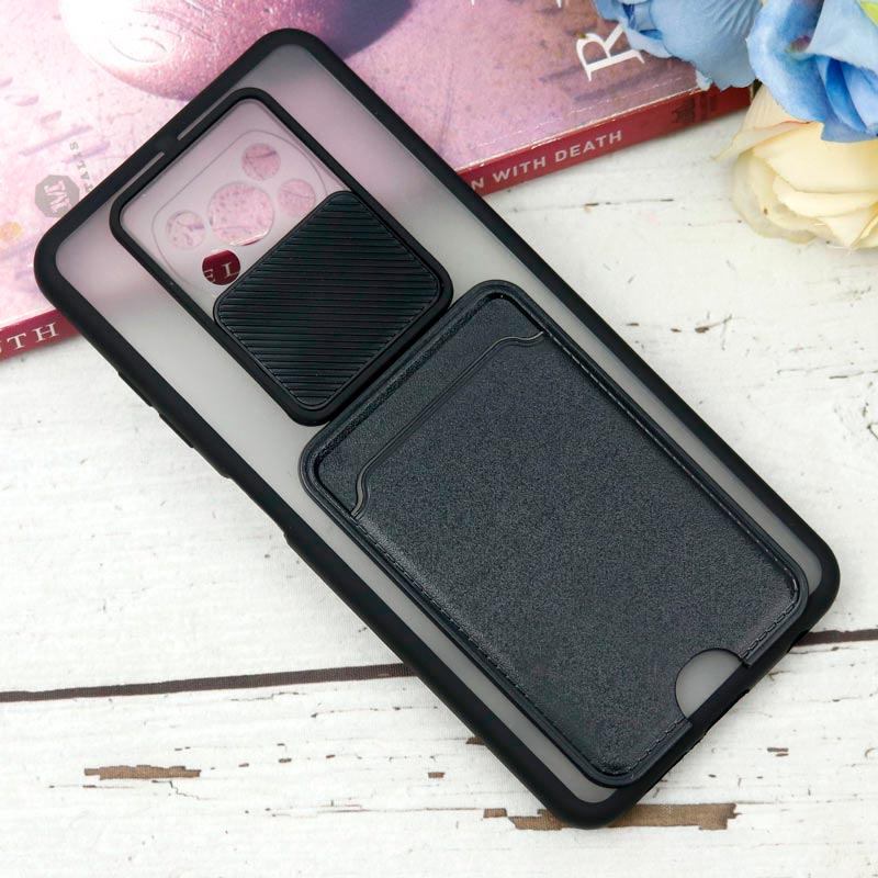 قاب PC مات محافظ لنزدار کشویی جاکارتی دار Xiaomi Poco X3