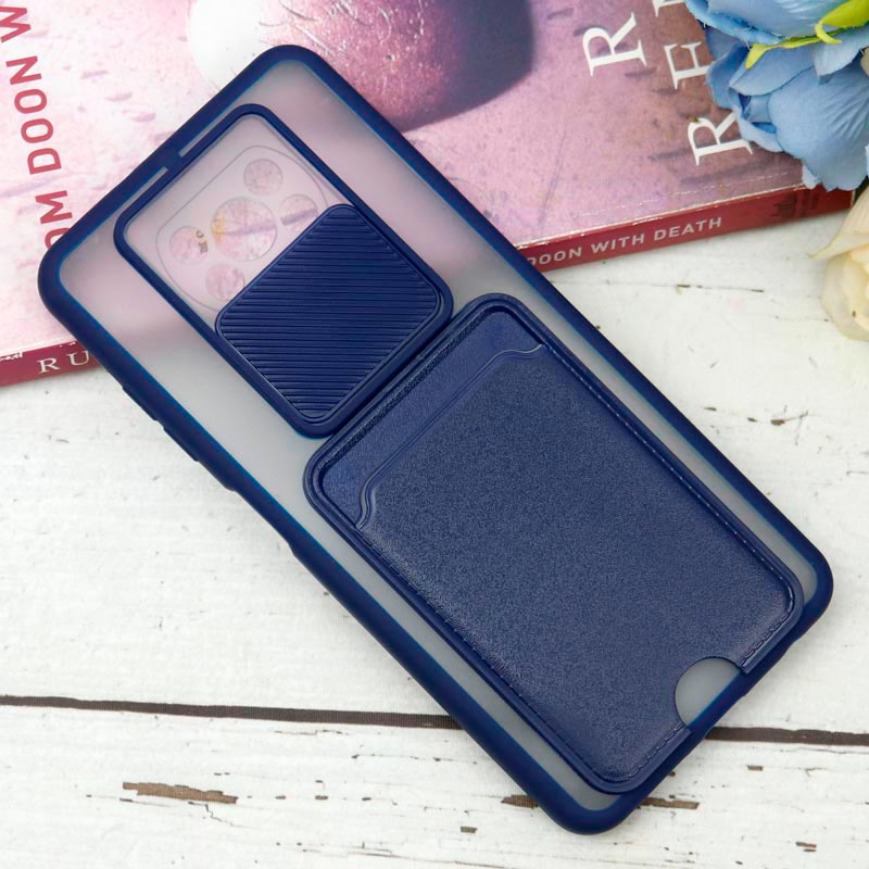 قاب PC مات محافظ لنزدار کشویی جاکارتی دار Xiaomi Poco X3